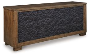 Signature Design by Ashley® W763-68 Rosswain - Warm Brown - Extra Large TV Stand