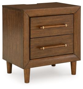 Signature Design by Ashley® B615-92 Lyncott - Two Drawer Night Stand - Brown