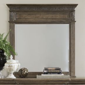 Liberty Furniture 502-BR51 Carlisle Court - Landscape Mirror - Medium Brown
