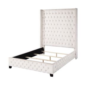 ACME BD00965Q Fabrice - Queen Bed - Beige Velvet