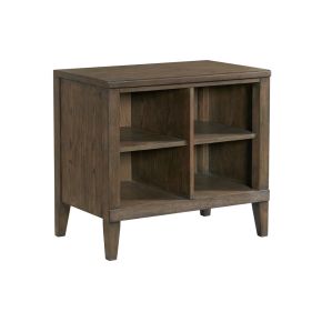 Intercon PN-HO-3027BO-WVO-C Preston - Bunching Open File Cabinet - Weathered Vintage Oak