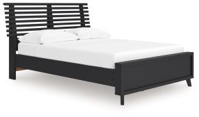Signature Design by Ashley® B1013B23 Danziar - Full Slat Panel Bed - Black