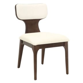 ACME DN06861 Koen - Side Chair (Set of 2) - Beige / Brown Oak
