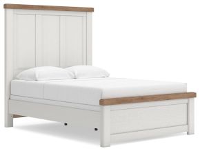 Benchcraft® B4615B3 Benchcraft® B4615B3 Savonport - Full Panel Bed - White / Brown