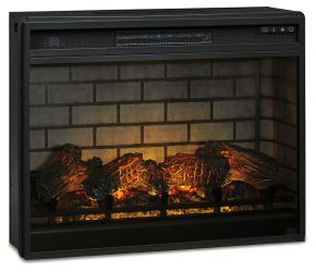 Signature Design by Ashley® W100-121 Entertainment Accessories - LG Fireplace Insert Infrared - Black