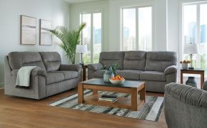 Signature Design by Ashley® 30305/80/78/25 Bindura - Mineral - 3 Pc. - Sofa With Drop Down Table, Loveseat, Rocker Recliner