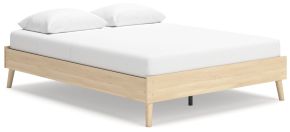 Signature Design by Ashley® EB2444-113 Cabinella - Queen Platform Bed - Tan