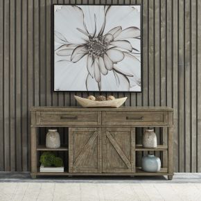 Liberty Furniture 172-OT1030 Parkland Falls - Sofa Table - Weathered Taupe