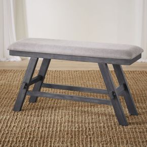 Liberty Furniture 116GY-B900124 Liberty Furniture 116GY-B900124 Lawson - Counter Bench - Slate / Weathered Gray