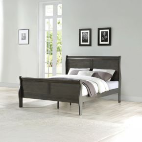 ACME 26787EK ACME 26787EK Louis Philippe - Eastern King Bed - Dark Gray