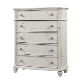 ACME BD01437 Jaqueline - Chest - Light Gray Linen & Antique White Finish