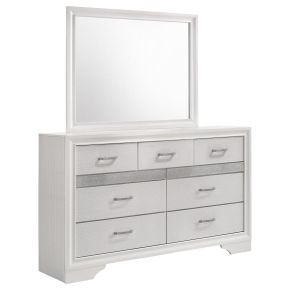 CoasterEveryday 205113M Miranda - 7-Drawer Dresser With Mirror - White
