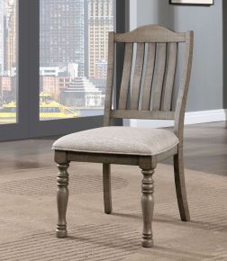 Furniture of America CM3254GY-SC-2PK Newcastle - Side Chair (Set of 2)