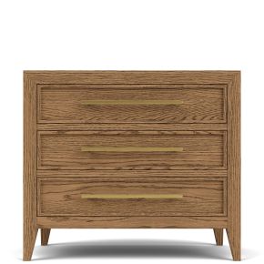 Riverside Furniture 51869 Halbrooke - 3 Drawer Nightstand - Light Brown