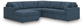 Signature Design by Ashley® 92121S67 Modmax - 5-Piece Sectional With Laf Corner Chaise, With Raf Corner Chair - Ink