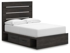Ashley Furniture PCB2108B16 Ashley Furniture PCB2108B16 Hollivern - Full Panel Bed With Storage - Dark Gray