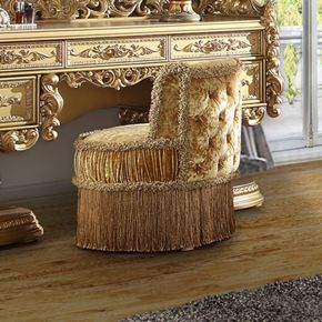 ACME BD01478 Bernadette - Stool - Gold Velvet