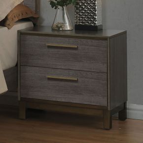 Furniture of America CM7867N Manvel - Nightstand - Two-Tone Antique Gray