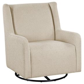 Coaster Fine Furniture 902453 Serra - Boucle Upholstered Swivel Glider Recliner - Sandy Beige
