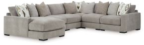 Benchcraft® 20305S8 Benchcraft® 20305S8 Aslan Court - 6-Piece Sectional With LAF Corner Chaise - Pebble