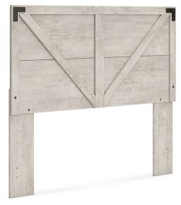Signature Design by Ashley® EB4123-157 Shawburn - Queen Crossbuck Panel Headboard - Gray