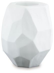 Ashley Furniture A2000721 Karenton - Vase - 9.5" - White
