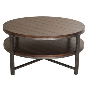 Liberty Furniture 348-OT1010 Breckinridge - Round Cocktail Table - Dark Brown