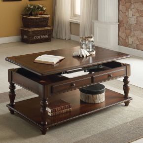 ACME 82745 Farrel - Coffee Table With Lift Top - Walnut