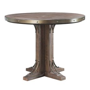 ACME DN00985 Raphaela - Counter Height Table - Weathered Cherry Finish