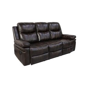 New Classic U6023-30P1-BRN Kellen - Sofa With Drop Down Tray & Power Footrest - Brown