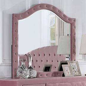 Furniture of America CM7130PK-M Zohar - Mirror - Pink