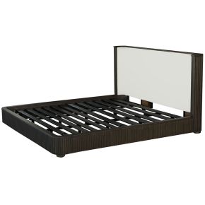 ACME BD04091EK Clayten - Eastern King Bed - Fabric & Espresso