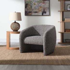 ACME AC03802 Livia - Accent Chair - Brown & Gray Tweed
