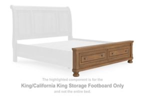 Signature Design by Ashley® PCB779-76 Feddinger - King/California King Storage Footboard - Medium Brown