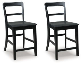 Signature Design by Ashley® PCD824-124 Greddinton - Barstool (Set of 2) - Black
