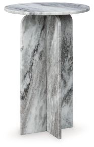 Signature Design by Ashley® A4000610 Keithwell - Round Accent Table - Gray