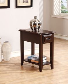 ACME 80518 Flin - Accent Table - Dark Cherry