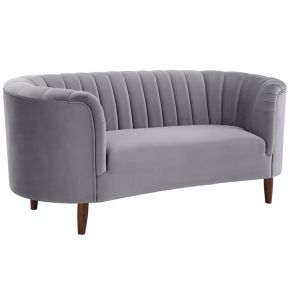 ACME LV00167 Millephri - Loveseat - Gray Velvet