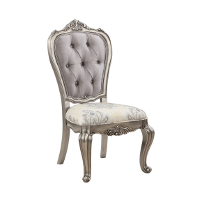 ACME DN02282 Ariadne - Side Chair (Set of 2) - Velvet & Antique Platinum