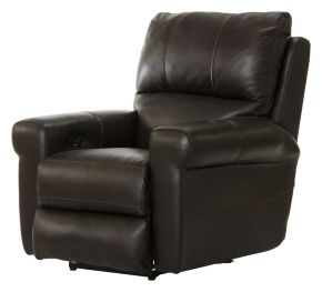 Catnapper 645707-1273/89-3073/89 Catnapper 645707-1273/89-3073/89 Torretta - Top Grain Italian Leather Power Lay Flat Recliner - Chocolate
