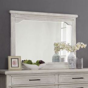 Furniture of America FOA7924M Shawnette - 5mm Beveled Mirror - Antique White