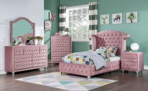 Furniture of America CM7130PK-T-BED Zohar - Twin Bed - Pink