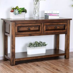 Furniture of America CM4613S Annabel - Sofa Table - Walnut