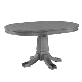 Intercon FR-TA-4260-PEW-C Foundry - Pedestal Table - Brushed Pewter