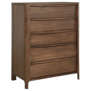 Coaster Fine Furniture 223325 Maderia - 5-Drawer Chest Of Drawers - Walnut