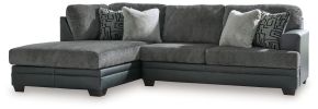 Benchcraft® 29906S1 Brixley Pier - 2-Piece Sectional With Laf Corner Chaise - Graphite