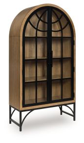 Signature Design by Ashley® A4000704 Gwenwich - Accent Cabinet - Natural / Black
