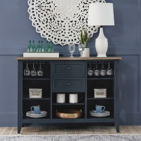 Liberty Furniture 519NY-SR5640 Lakeshore - Server - Navy