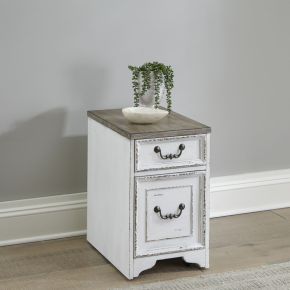 Liberty Furniture 244-HO145 Magnolia Manor - Mobile File - Antique White