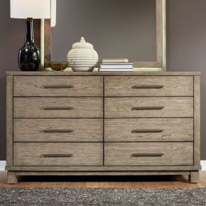 Liberty Furniture 876-BR31 Canyon Road - 8 Drawer Dresser - Light Brown